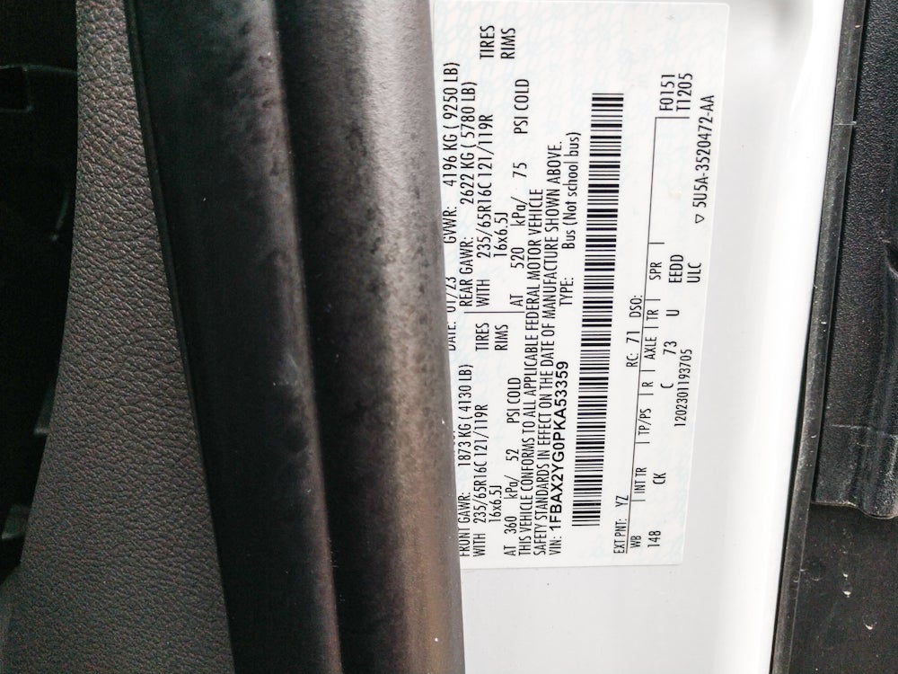 2023 Ford Transit Passenger Wagon XL