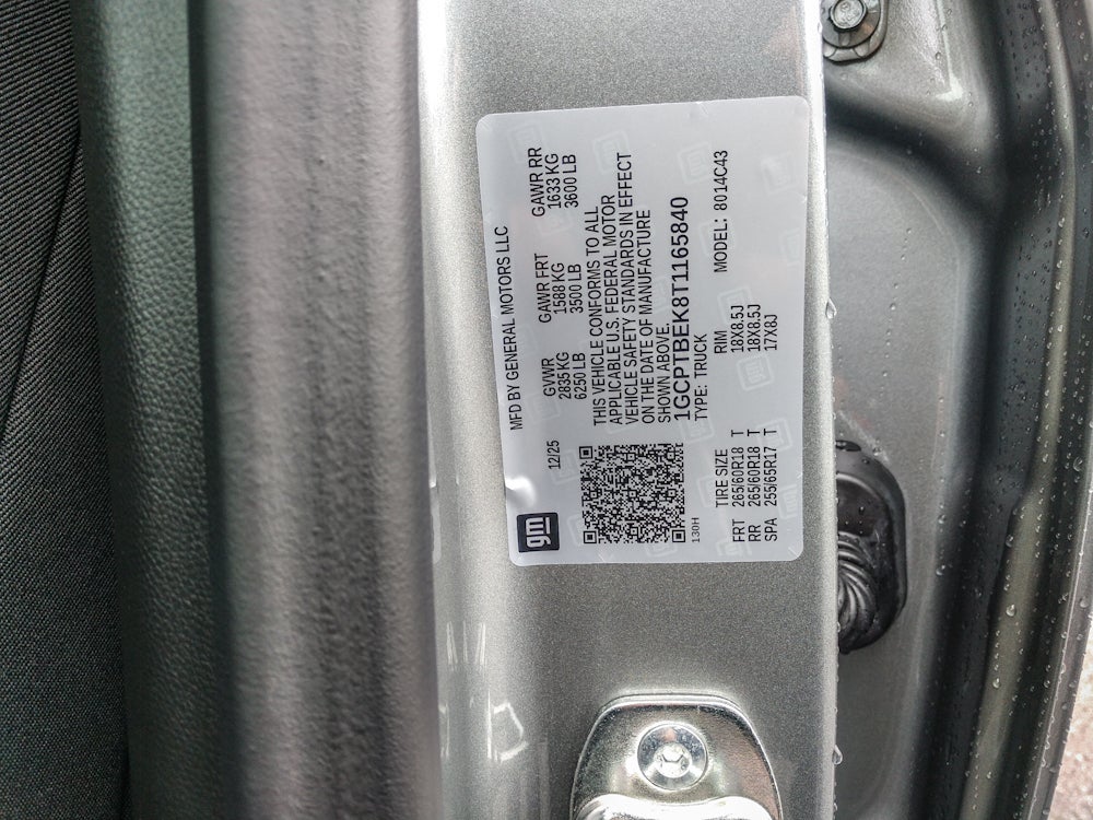 2026 Chevrolet Colorado WT